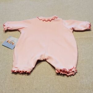 Middleton Reborn Doll Pink Ruffle Romper Doll Clothes Outfit